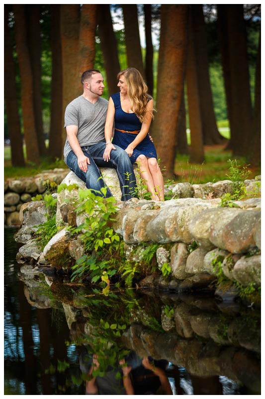Engagement photography by the water