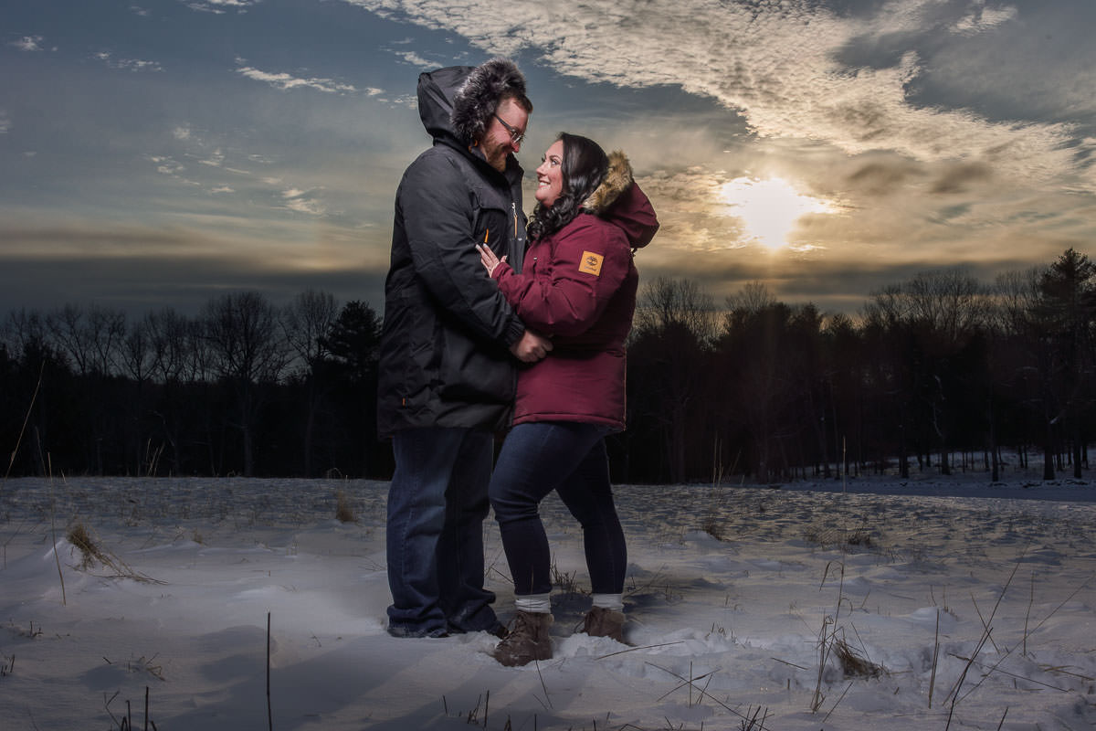 Moore State Park Engagement Photo